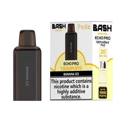 Banana Ice Bash Vape Echo Pro 10K Prefilled Pods