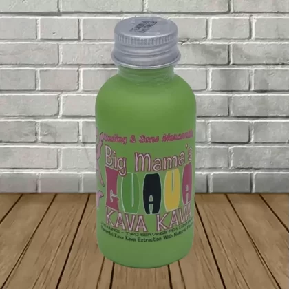 1836 Kratom Big Mama’s Guava Kava Extract Shot 30ml - size#Single Bottle>Full Case (12ct) (99C8CD)