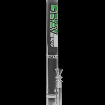 GRAV Straight Tube Water Pipe with a Disc Base - Ejuicewarehouse