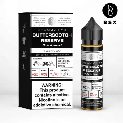 BSX Vapor BSX Series - Butterscotch Reserve - 60ML E-Liquid - 6MG