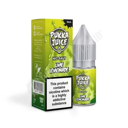 Lime Lemonade Nic Salt by Pukka Juice - Size#10ml~Nicotine Strength#10mg>20mg