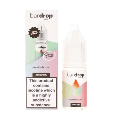 Menthol Crush Nic Salt E-liquid by Bar Drop - 10mg
