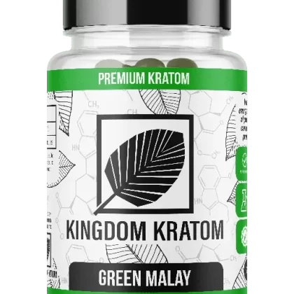 Kingdom Kratom Green Malay Kratom Capsules