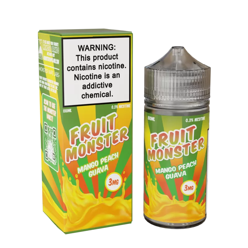 Fruit Monster - Mango Peach Guava - 100ML E-Liquid - 0MG