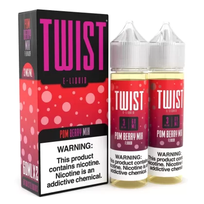 TWIST E-Liquid - Pom Berry mix - 120ML E-Liquid (Twin 60ML Pack)