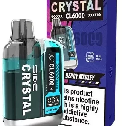 SKE Crystal CL6000 Prefilled Pod Vape KitBerry Medley
