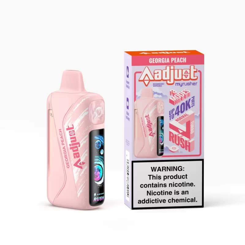 adjust myrusher 40K Puff Disposable Device - 40,000 Puffs - Winter Mint - Image 3