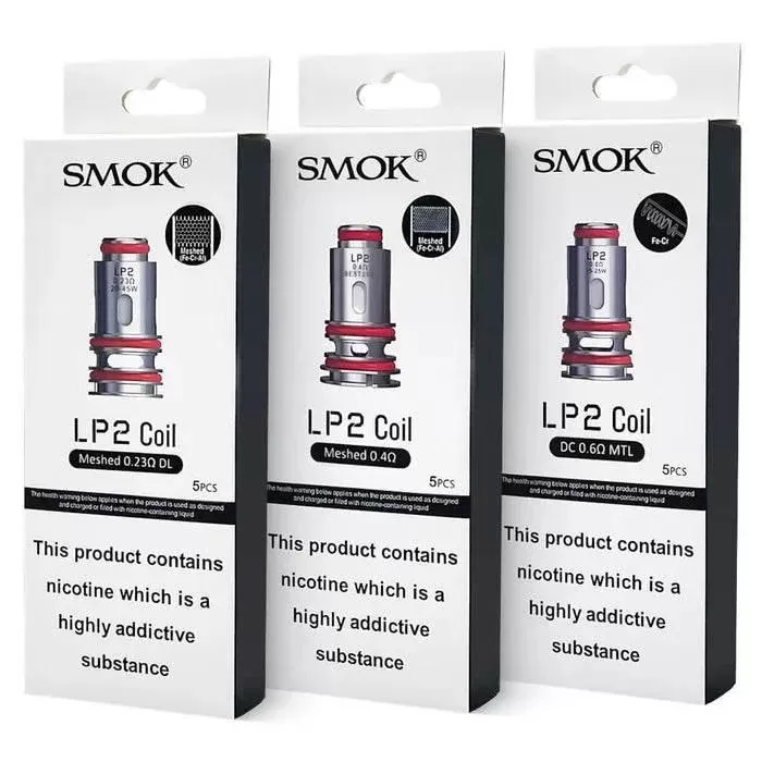 Smok LP2 Replacement Coils - Resistance#0.23- LP2 Meshed>0.4-LP2 Meshed>0.6- LP2 DC