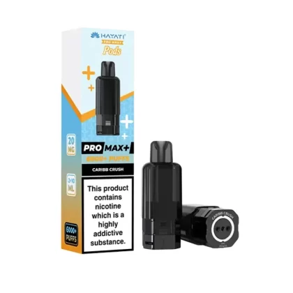 Hayati Pro Max Plus 6000+ Caribb Crush Prefilled Replacement Pods