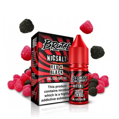 Just Juice Red & Black Brutal Nic Salt E-Liquid - 11mg