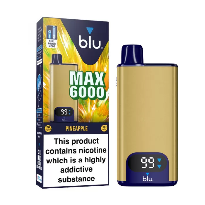 Blu Max 6000 Prefilled Pod Kit - Blueberry Sour Razz - Image 3