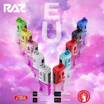 RAZ VUE 50K Kit - Blue Raz Ice