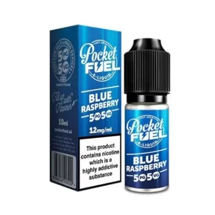 Pocket Fuel Blue Raspberry 50/50 E-Liquid - Strength#3mg>6mg>12mg>18mg