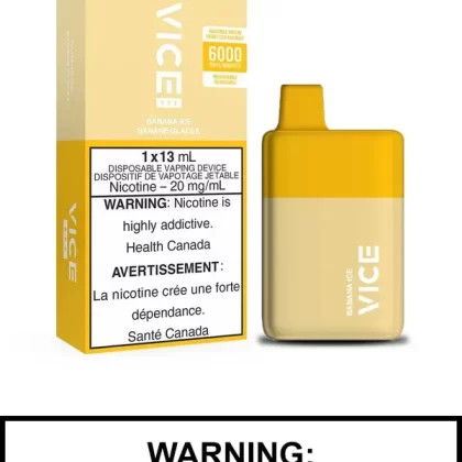 Banana Ice by Vice Box Disposable Vape