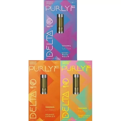 Purlyf | Delta 10 THC Cartridges – 1g