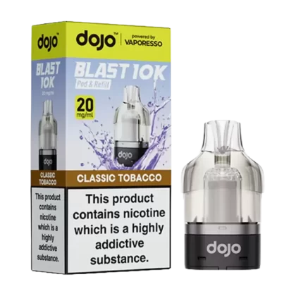 Classic Tobacco Dojo Blast 10K Refill Pack - Ecigwizard