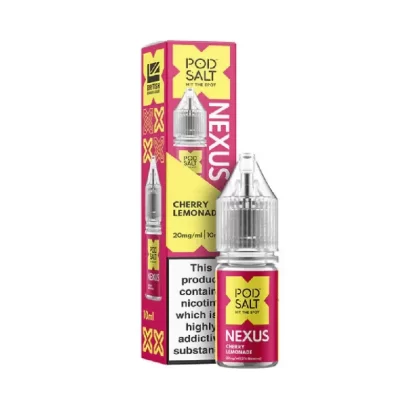 Pod Salt Nexus Cherry Lemonade Nic Salt E-Liquid - Nicotine Strength#20mg>10mg>5mg