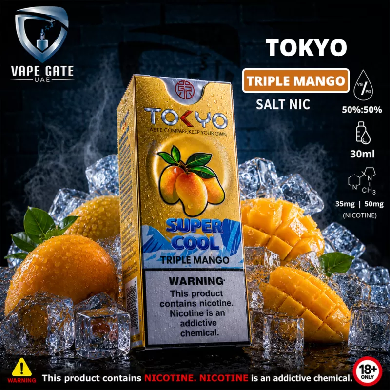 Tokyo Super Cool Triple Mango Saltnic 30ml