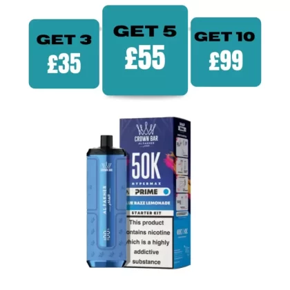 Al Fakher Hypermax Prime 50K Prefilled Pod Vape Kit - TWO APPLE
