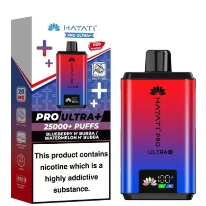 Hayati Pro Ultra Plus 25000+ Blueberry Hubba Bubba / Watermelon Hubba Bubba