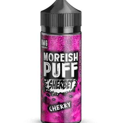 Moreish Puff Sherbet Cherry 120ml E Liquid - 3mg