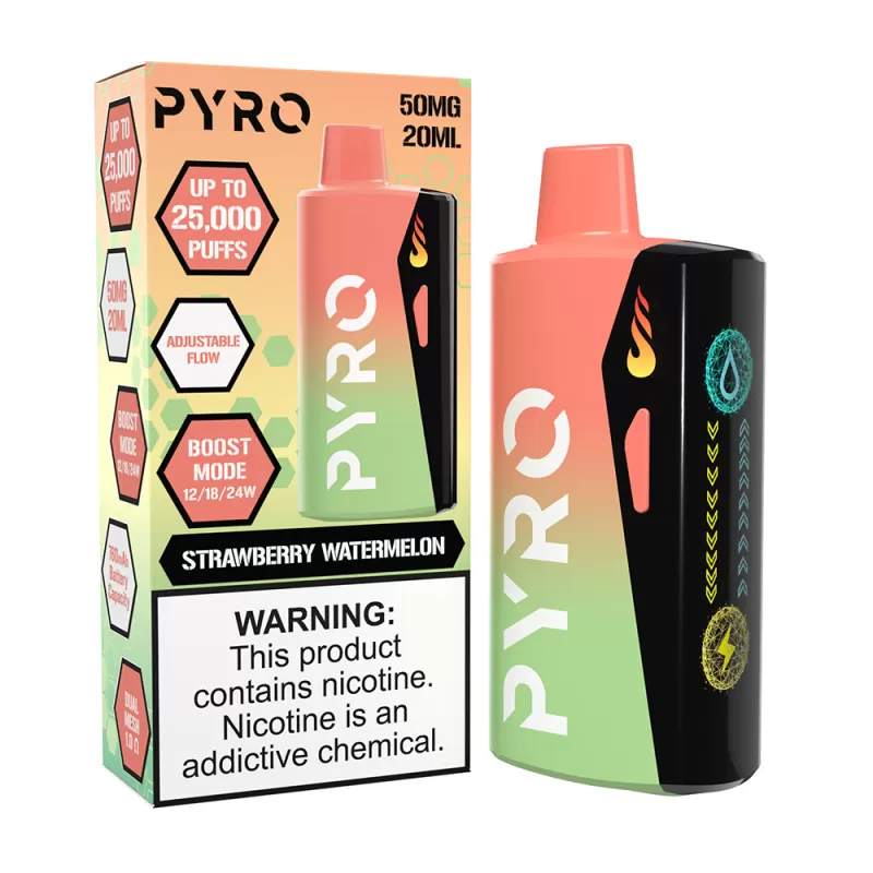 Pyro Boost 25K Puff Disposable Device - 25,000 Puffs - Clear - Image 2