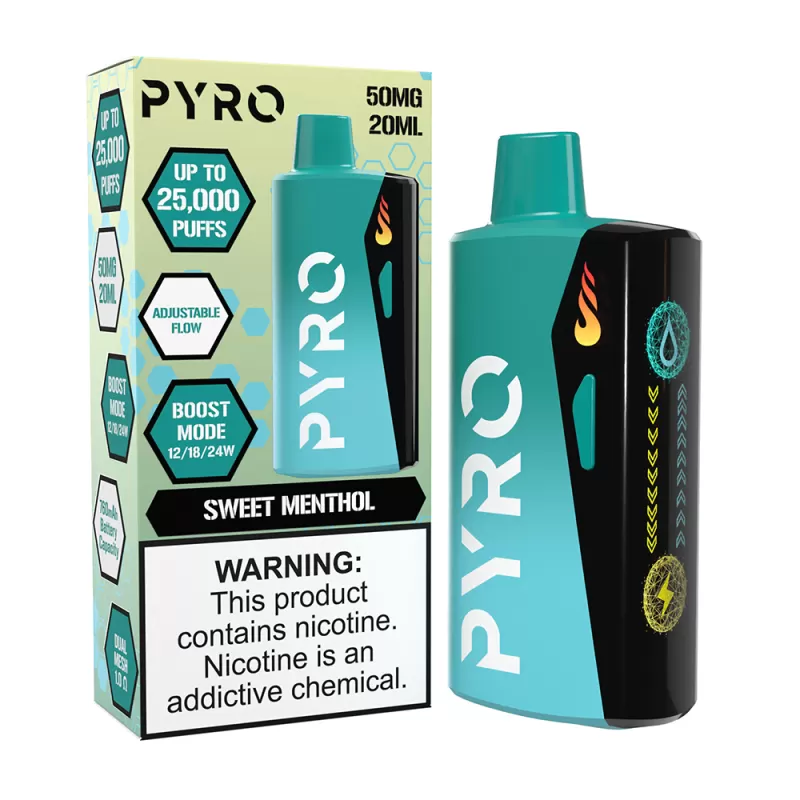 Pyro Boost 25K Puff Disposable Device - 25,000 Puffs - Clear - Image 3
