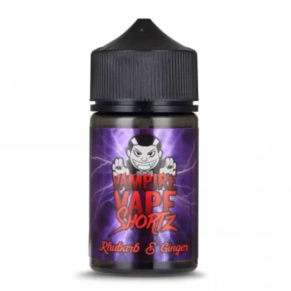 Rhubarb And Ginger Shortfill E-Liquid Shortz Series by Vampire Vape (50ml) - 0mg