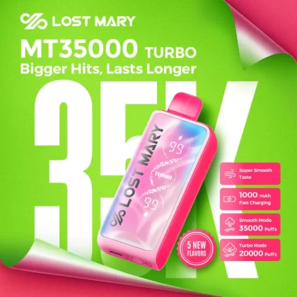 Lost Mary MT35K MT35000 Turbo Disposable Device - 35,000 Puffs - Yellow Pixy (Pixy Edition)
