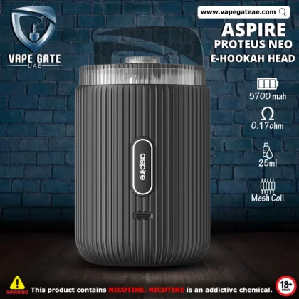 Aspire Proteus Neo Kit (E-Hookah head) - Black