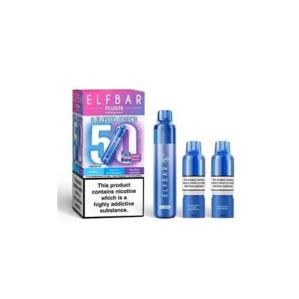 ELF BAR Plus 50 Prefilled Pod Kit Blue Edition - Strength#20mg