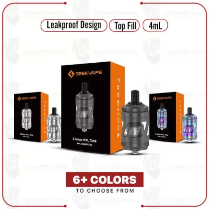 GeekVape Z Nano MTL Tank - Black, Dark Blue