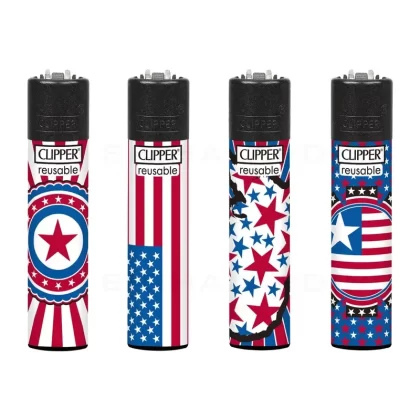 Clipper® Lighters | National Stars | 48 Count