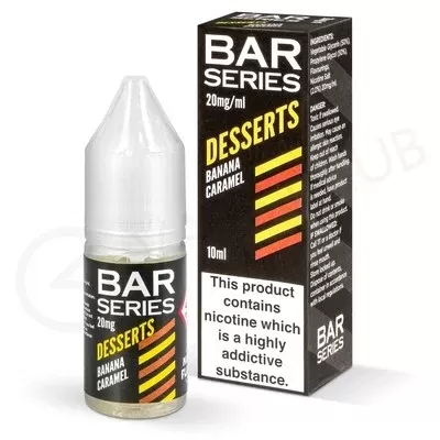 Banana Caramel Nic Salt E-Liquid by Bar Series Desserts - Ecigpremium