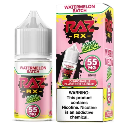 Watermelon Batch Pod Juice x RAZ TF Salt 30ml - Eightvape