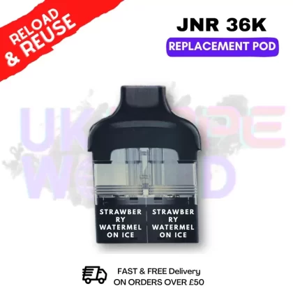 Strawberry Watermelon Ice JNR Ace 36K REFIL PODS PACK