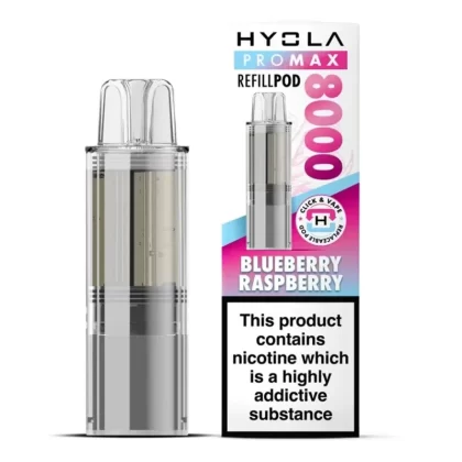Hyola Pro Max 8000 Prefilled Pod Blueberry Raspberry - Ejuicewarehouse