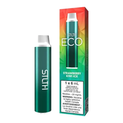 STLTH ECO Disposable Vape Device - Strawberry Kiwi Ice - 20mg/ml