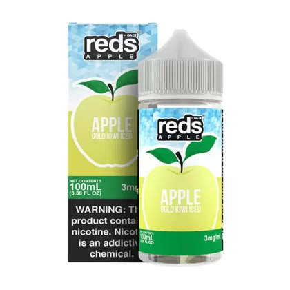 Reds Apple Gold Kiwi Iced 100ml - Vape Product, Vape Product