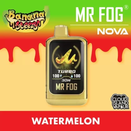 MR FOG NOVA 36K Disposable Vape – Banana Steezy Watermelon