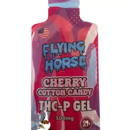 Cherry Cotton Candy Flying Horse THCP Gel 500mg