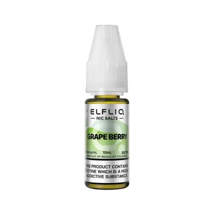 Elf Bar Elfliq Grape Berry Nic Salt E-Liquid - 10mg