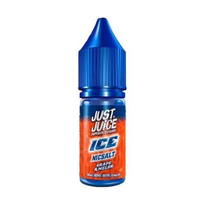 Just Juice ICE Grape & Melon Nic Salt Vape Juice - 10 Pack - Strength 5mg