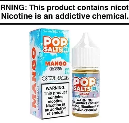 MANGO ICE BY POP SALTS 30ML - Vapejuice