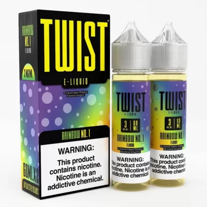 Twist e-Liquids Rainbow No. 1 eJuice - 120mL (2x60mL); Vape Product, Vape Product (75C007) (75C007)