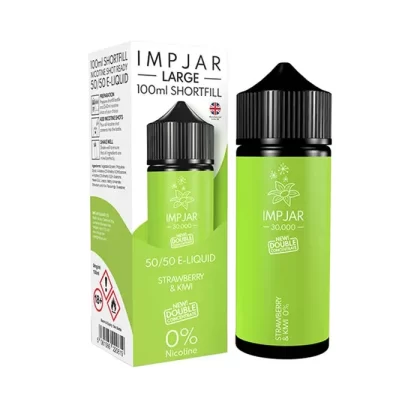 Strawberry & Kiwi 100ml Shortfill by Imp Jar Large