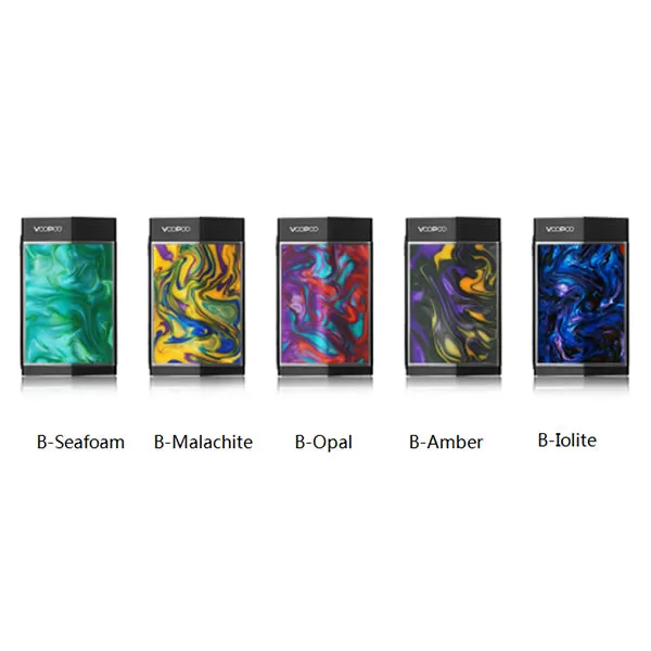 VOOPOO TOO 180W TC Box Mod Resin Version - Black / Malachite - Image 2