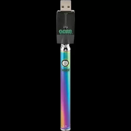 Ooze Slim Twist Battery with Charger - Black, Black Green