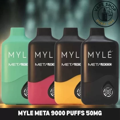 MYLE Meta 9000 Puffs 50mg Nicotine in Dubai - Iced Apple, Iced Mint