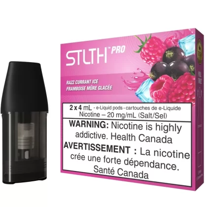 STLTH PRO Pod Pack – Razz Currant Ice